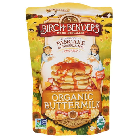 Birch Benders, Pancake Waffle Mx Butrmlk, 16 Oz(Case Of 6)
