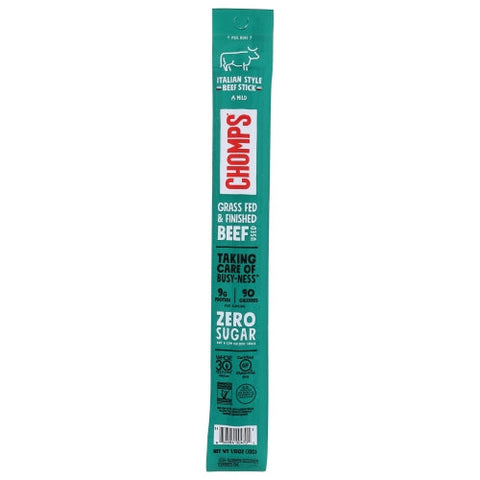 Chomps, Beef Sticks Italian Style, 1.15 Oz(Case Of 24)