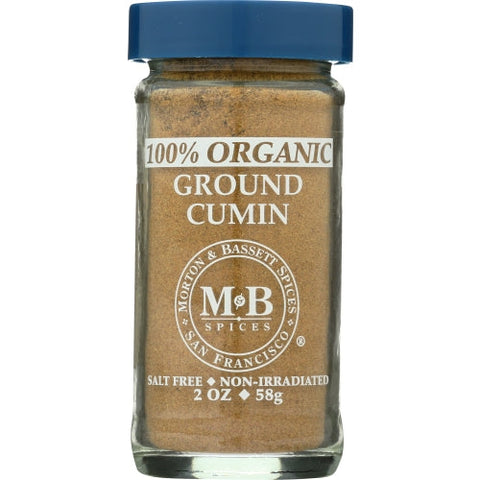 Morton & Bassett, Organic Ground Cumin, 2 Oz Morton & Bassett
