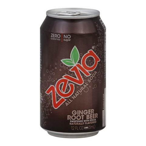 Zevia, Soda Ginger Root Beer, Case of 4 X 72 Oz Zevia