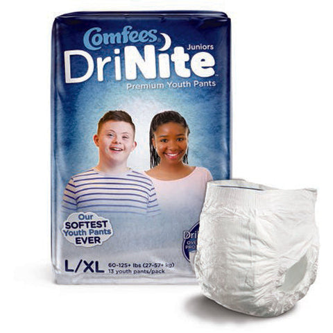 Attends, Unisex Youth Absorbent Underwear, Count of 13