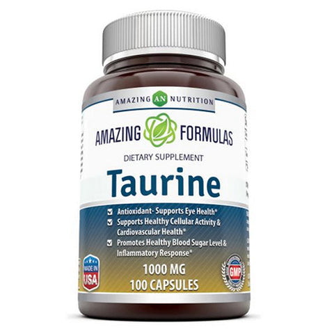 Amazing Nutrition, Amazing Formulas Taurine, 1000 mg, 100 Caps Amazing Nutrition