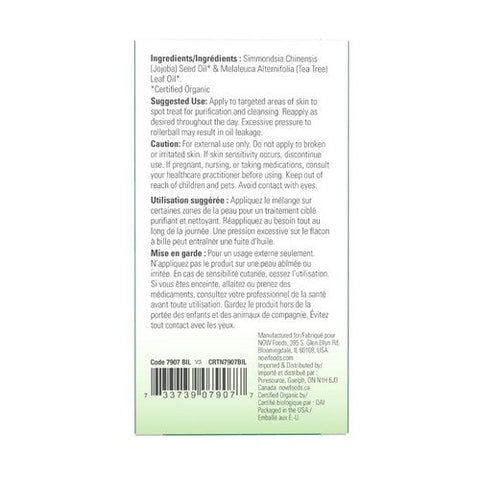 Now Foods, Organic Roll On, Tea Tree 10 ml Now Foods