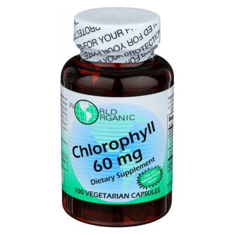 World Organics, Chlorophyll, 100 Mg, 100 Caps World Organics