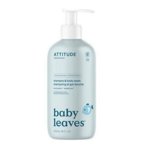 Attitude, Baby Leaves Shampoo And Body Wash Good Night, 16 Oz Attitude
