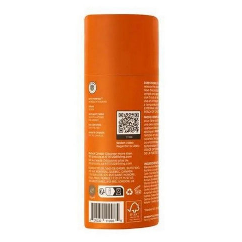 Attitude, Super Leaves Deodorant Orange Leaves, 3 Oz Attitude