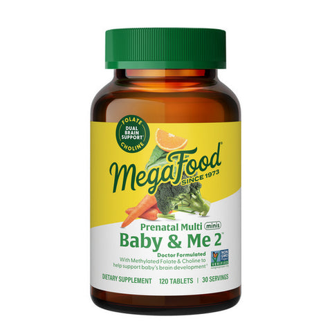 Baby & Me 2 Prenatal Multi Minis 120 Tabs by MegaFood