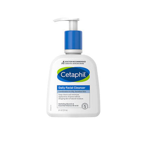 Cetaphil, Daily Facial Cleanser Normal To Oily Skin, 8 Oz Cetaphil