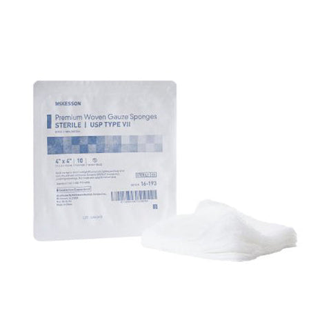 McKesson, Sterile USP Type VII Gauze Sponge 4 x 4 Inch, Box Of 1 McKesson