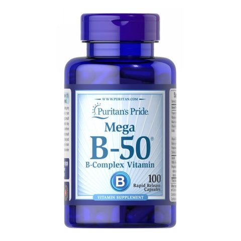 Puritan's Pride, Vitamin B-50 Complex, 100 Capsules Puritan's Pride