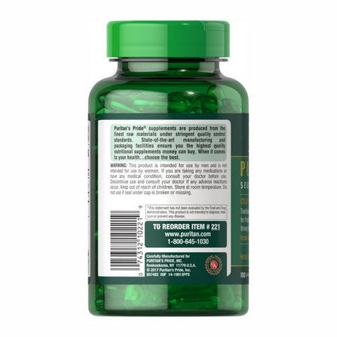 Puritan's Pride, Pumpkin Seed Oil, 1000 mg, 100 Softgels Puritan's Pride