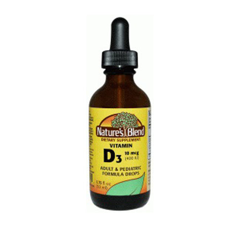 Vitamin D3 Liquid With Dropper 1.75 Oz by Nature's Blend