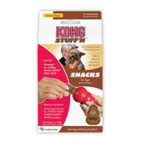 Kong, KONG Stuff'N Snacks Dog Treats, Liver, 1 Each/SM, 8 Oz Kong