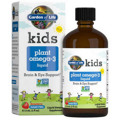 Garden of Life, Kids Plant Omega-3 Liquid Strawberry, 2 Oz Garden of Life
