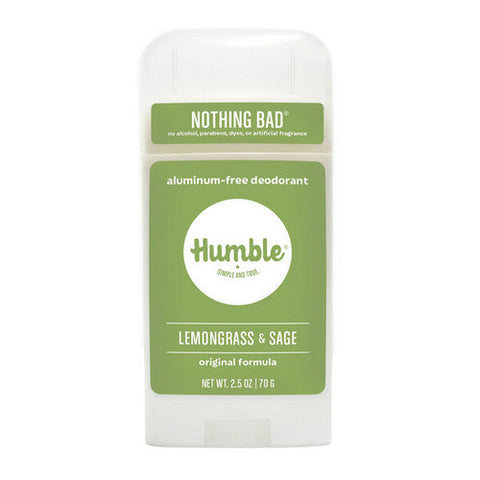 Humble Brands, Deodorant Original Formula Lemongrass And Sage, 2.5 Oz Humble Brands