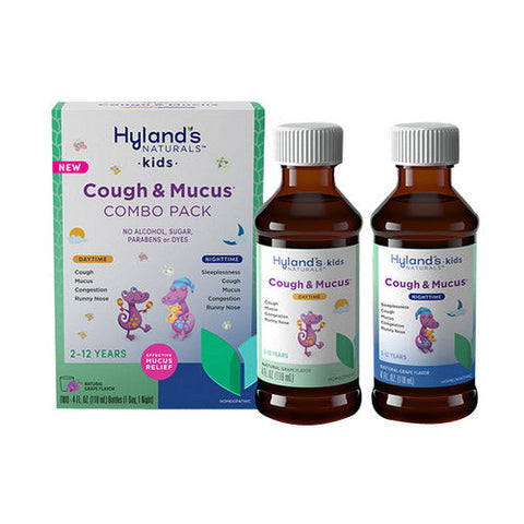 Hylands, Kids Cough And Mucus Syrup Day And Night Grape, 8 Oz Hylands