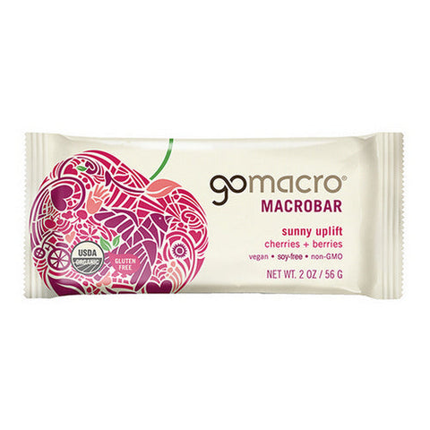 Gomacro, MacroBar Cherries And Berries, 12 Count