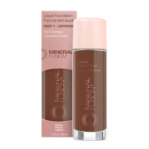 Mineral Fusion, Deep 7 Espresso Liquid Foundation, 1 Oz Mineral Fusion