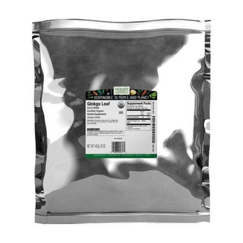 Frontier Coop, Organic Ginkgo Leaf Cut & Sifted, 1 Lb Frontier Coop