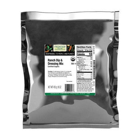Frontier Coop, Organic Ranch Dip And Dressing Mix, 16 Oz