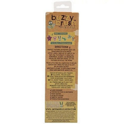 Jack N' Jill, Buzzy Brush Musical Electric Toothbrush, 1 Count