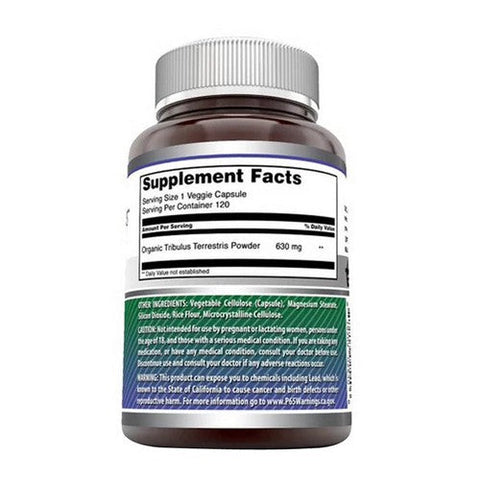 Amazing Nutrition, Amazing Formulas Tribulus, 630 mg, 120 Veg Caps Amazing Nutrition