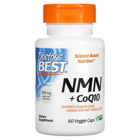 Doctors Best, NMN + CoQ10, 60 Veggie Caps Doctors Best