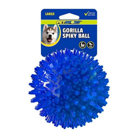 Petsport USA, Gorilla Ball Dog Toy Assorted, 1 Count / 4 Inches (Large) Petsport USA