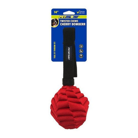 Petsport USA, Twisted Chew Cherry Bomber Dog Toy, 1 Count Petsport USA