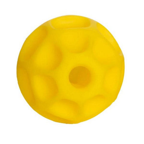 Starmark, Treat Dispensing Tetraflex Dog Toy Yellow, 1 Count / Small Starmark