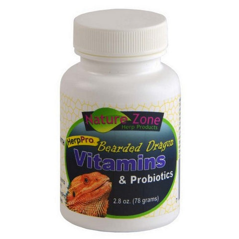 Nature Zone, Bearded Dragon Vitamins and Probiotics Supplement, 1 Count (2.8 Oz) Nature Zone