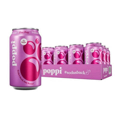 Poppi, Prebiotic Soda Doc Pop, 12 Oz(Case Of 12)