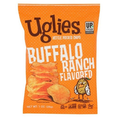 Uglies, Organic Buffalo Ranch Chips, 1 Oz(Case Of 32) Uglies