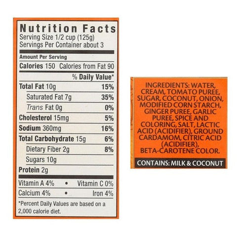 Sharwoods, Korma Curry Cooking Sauce, 14.1 Oz (Case Of 6)