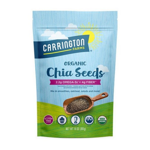 Organic Chia Seeds 14 Oz(Case Of 6) by Carrington Farms