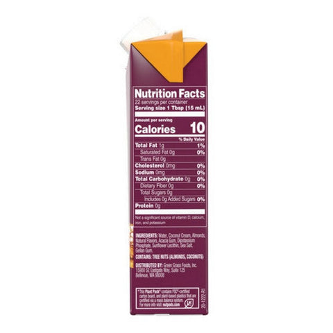 Nutpods, Creamer Unsweetened Coffee Cake, 11.2 Oz(Case Of 12)