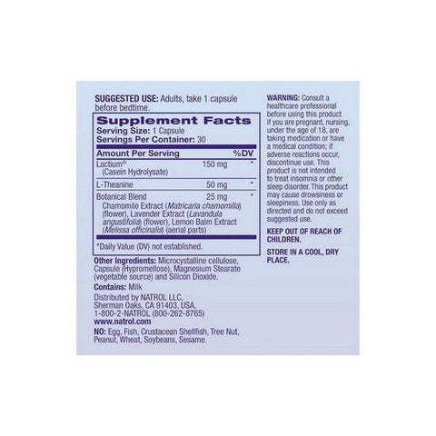 Natrol, Soothing Night Bedtime Without Melatonin, 30 Capsules