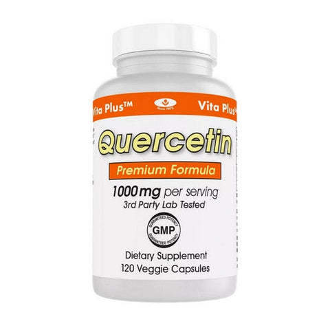 Vita plus, Quercetin, 1000 Mg, 120 Veggie Capsules Vita plus