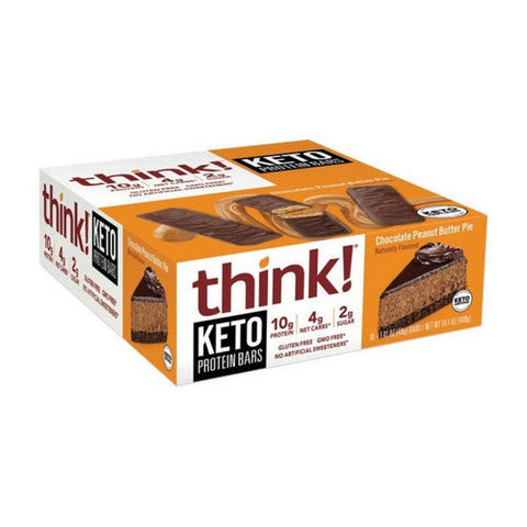 Pure Protein, Keto Delight Chocolate Peanut Butter Pie Bar, 10 Count Pure Protein