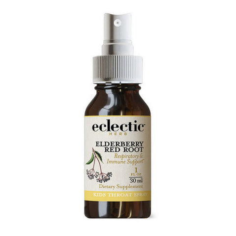 Eclectic Herb, Elderberry Red Root Throat Spray Kids, 1 OZ Eclectic Herb