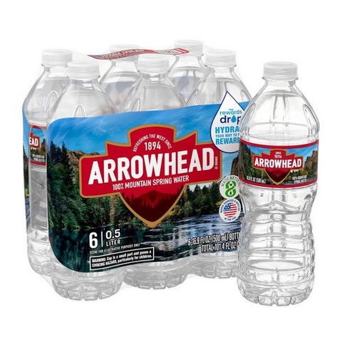 Mountain Spring Water 101.4 Oz (Case Of 6) by Arrowhead Water