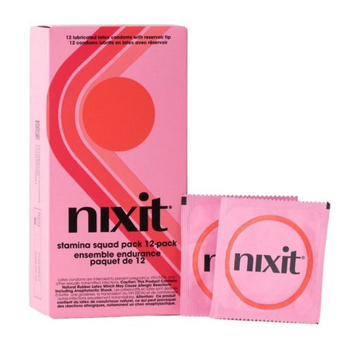Stamina Squad Condoms 12 Count by Nixit