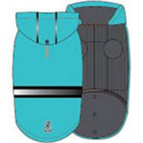 Goo-Eez, Goo-Eez Reflective Hooded Raincoat, Small,Baby Blue/Grey Goo-Eez
