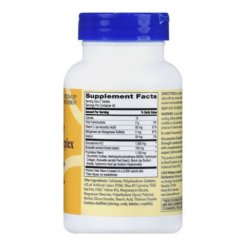 Foster And Thrive, Glucosamine Chondroitin Complex + Msm, 80 Tabs Foster And Thrive