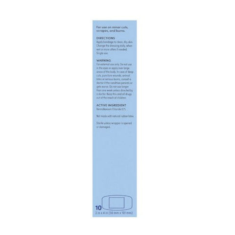 Foster And Thrive, Advanced Antibacterial Flexible Fabric Adhesive Bandages, 10 Count Foster And Thrive