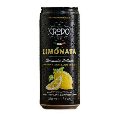 Crodo Limonata Sparkling Lemonade Cans 11.2 Oz X 4 (Case Of 6) by Crodo