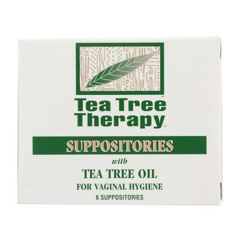 Tea Tree Therapy, Suppositories With Tea Tree Oil, 6 Count Tea Tree Therapy