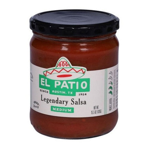 El Patio, Medium Legendary Salsa, 15.5 Oz (Case Of 6)