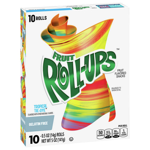 Snacks Tropical Tie Dye 5 Oz (Case Of 10) by Fruit Roll-Ups