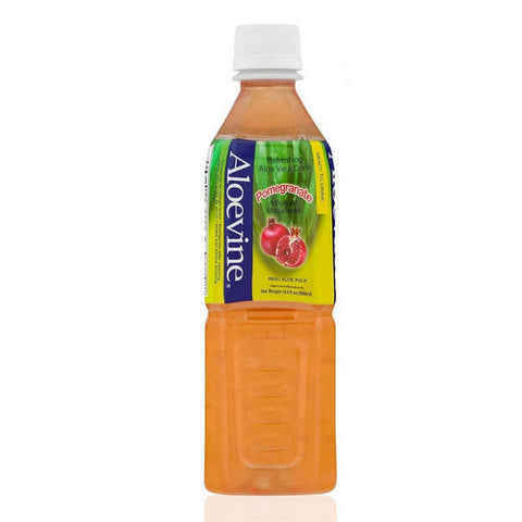 Refreshing Pomegranate Aloe Vera Drink 16.9 Oz (Case Of 20) by Aloevine